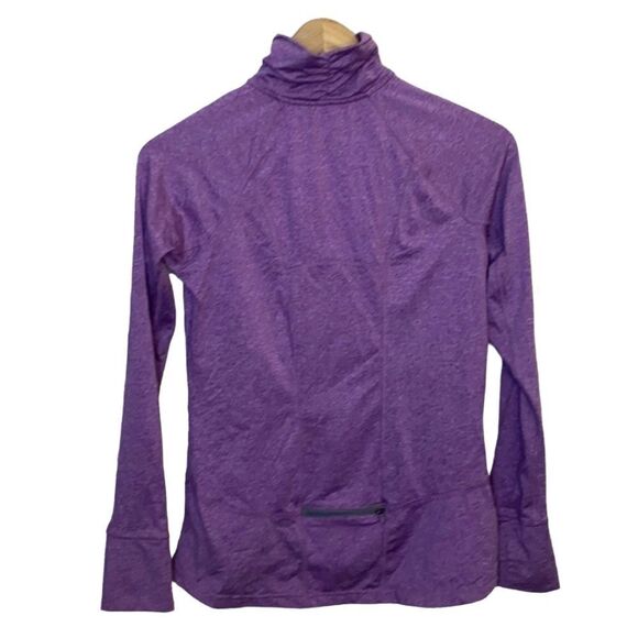 UMBRO Purple long sleeve 1/4 Zip Athletic Pullover Top - Picture 4 of 4